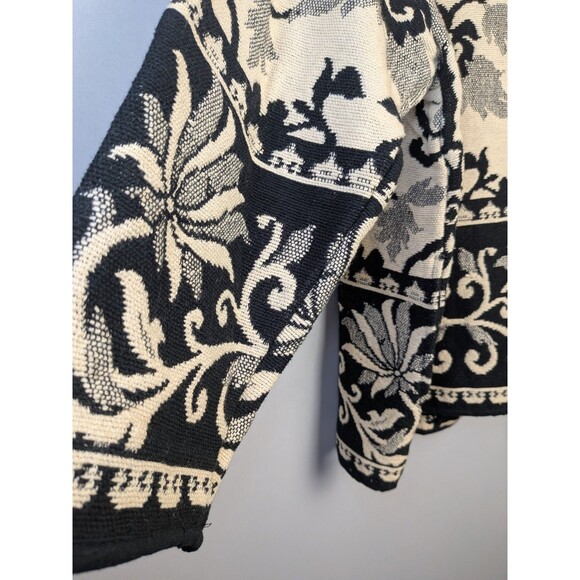 VTG Fashion Bug Womens 22/24W Southwest Aztec Cotton Tribal Coat Blanket Jacket - Picture 13 of 16